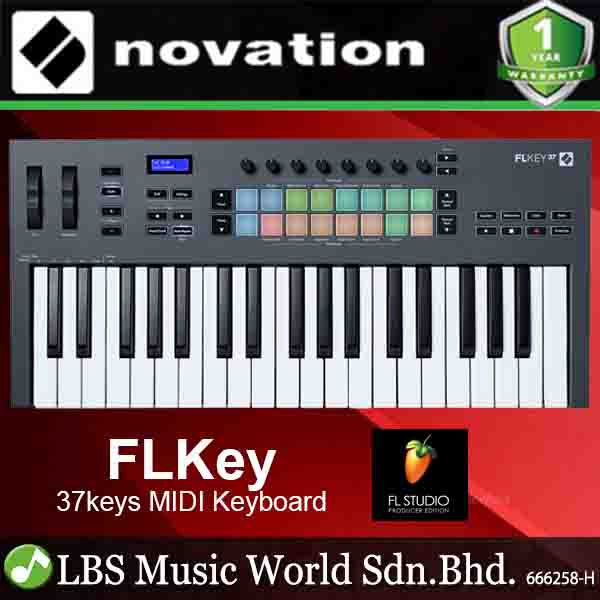 Novation FLkey Velocity Sensitive Keys MIDI Keyboard Controller for FL Studio (FL key)