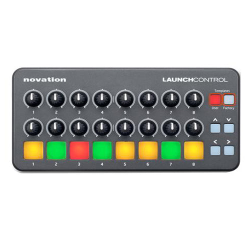 Novation Launch Control With 8 Multicolor Backlit Buttons and 16 Knobs Midi USB Controller