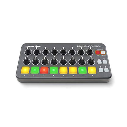 Novation Launch Control With 8 Multicolor Backlit Buttons and 16 Knobs Midi USB Controller
