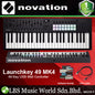 Novation Launchkey 49 MK4/MK3 49 Key Keyboard USB Midi Controller with 8 Knob 9 Fader 16 Pad (Launchkey MK4/MK3)