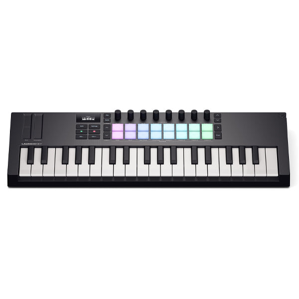 Novation Launchkey Mini 37 MK4 Keyboard Controller with 16 Pads and 2 Touch Strip (Launchkey Mini MK4)
