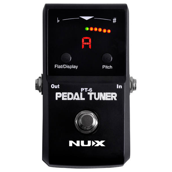 NUX PT-6 Pedal Tuner Chromatic Tuning Guitar Effect (PT6 PT 6)