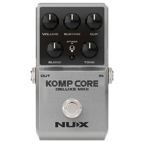 Nux NCC-2 Komp Core Deluxe MKII Analog Effect Pedal for Electric Guitar and Bass