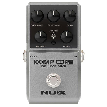 Nux NCC-2 Komp Core Deluxe MKII Analog Effect Pedal for Electric Guitar and Bass