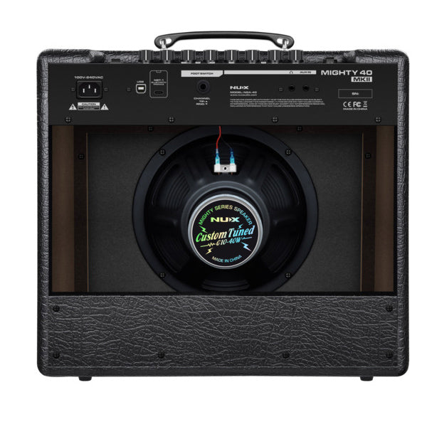 Nux Mighty 40 MKII 40 Watt Modelling Amplifier Electric Guitar Amp with NBT-1 Bluetooth Module