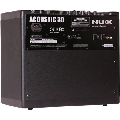 [Discontinued] Nux AC-30 30 Watt Digital Acoustic Guitar Modelling Combo Amp Amplifier Speaker (AC30 AC 30)