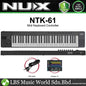 Nux NTK-61 61 Keys All In One Midi Keyboard Controller with Velocity-sensitive Pads (NTK61)