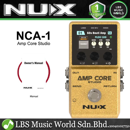 Nux NCA-1 Multiple 26 Legendary Amps in Compact Pedal with IR Loaders (NCA1)