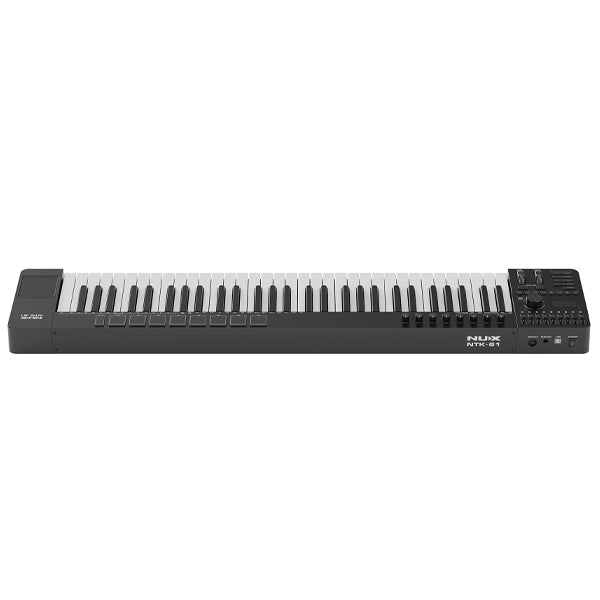 Nux NTK-61 61 Keys All In One Midi Keyboard Controller with Velocity-sensitive Pads (NTK61)