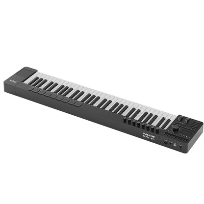 Nux NTK-61 61 Keys All In One Midi Keyboard Controller with Velocity-sensitive Pads (NTK61)