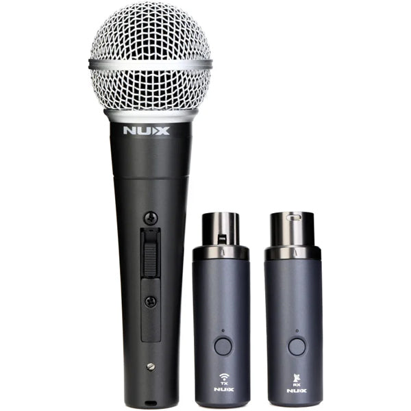 Nux B-3RC Wireless Microphone System with Dynamic Mic and Auto Pairing (B3RC)