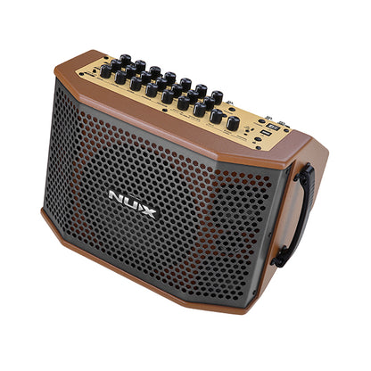Nux SA-100 100 Watt Street Artist Rechargeable Amplifier Acoustic Amp Built in Drum Machine and Looper (SA100)