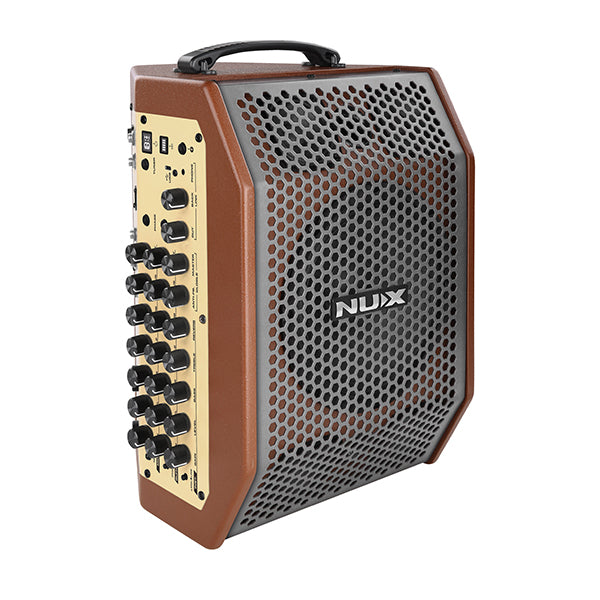 Nux SA-100 100 Watt Street Artist Rechargeable Amplifier Acoustic Amp Built in Drum Machine and Looper (SA100)