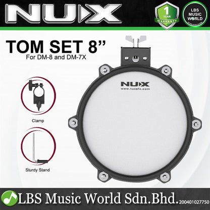 Nux Tom Set 8" Electric Drum Pad for DM-8 and DM-7X