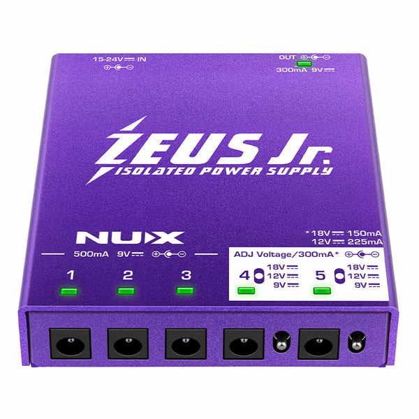 Nux Zeus Jr NIP-Z6 Junior Guitar Pedal Isolated Power Supply (NIP Z6)