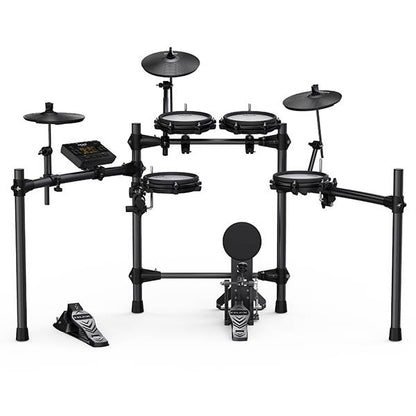 NUX DM-210 5-Piece Digital Drum with Full Mesh Head and NPA-100 Personal Monitor Amplifier (DM210)