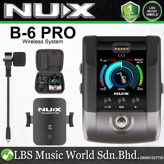 Nux B-6 PRO Wireless System Wind Instrument with Built in Multiple Function and Microphone (B6 PRO)