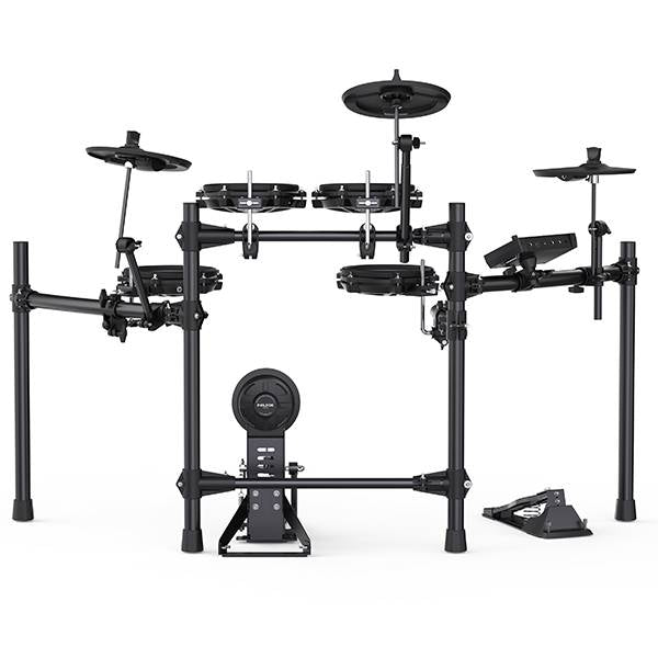 NUX DM-210 5-Piece Digital Drum with Full Mesh Head and NPA-100 Personal Monitor Amplifier (DM210)
