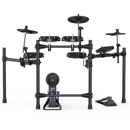 NUX DM-210 5-Piece Digital Drum with Full Mesh Head and NPA-100 Personal Monitor Amplifier (DM210)
