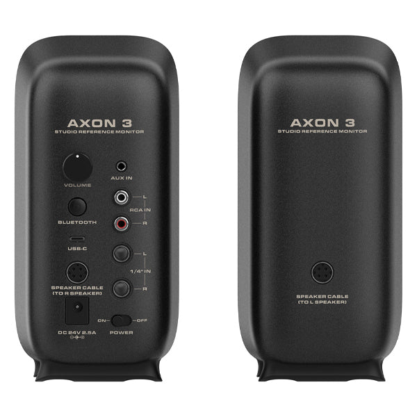 NUX AXON 3 90 Watt 2 Way Lightweight Bluetooth Powered Studio Monitor with Carrying Bag