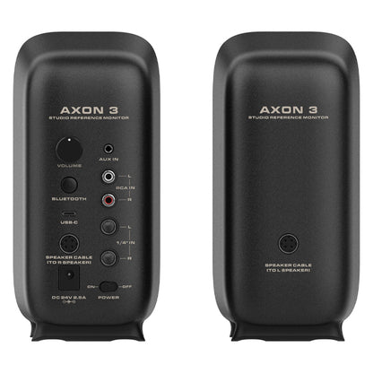 NUX AXON 3 90 Watt 2 Way Lightweight Bluetooth Powered Studio Monitor with Carrying Bag