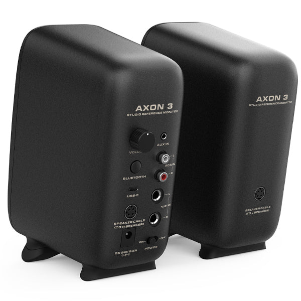 NUX AXON 3 90 Watt 2 Way Lightweight Bluetooth Powered Studio Monitor with Carrying Bag