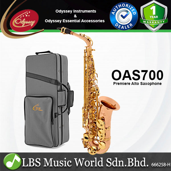 Odyssey OAS700 Premiere Eb Alto Saxophone Lacquer with Case (OAS 700)