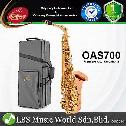 Odyssey OAS700 Premiere Eb Alto Saxophone Lacquer with Case (OAS 700)