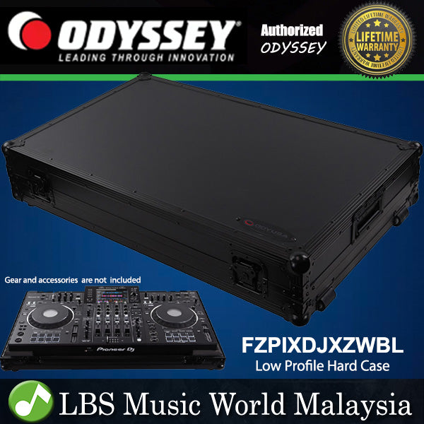 ODYSSEY FZPIXDJXZWBL Low Profile Hard Case With Wheels for Pioneer XDJ-XZ Controller
