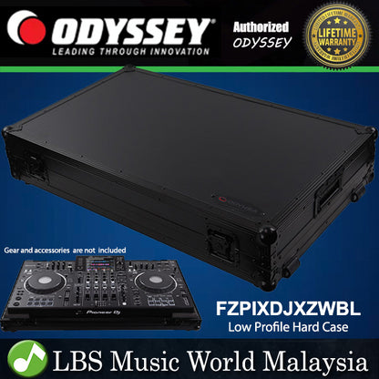 ODYSSEY FZPIXDJXZWBL Low Profile Hard Case With Wheels for Pioneer XDJ-XZ Controller