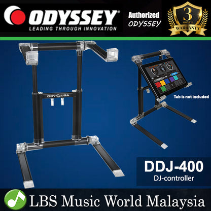 ODYSSEY LSTAND360 Portable Laptop And Tablet Folding DJ Gear Stand