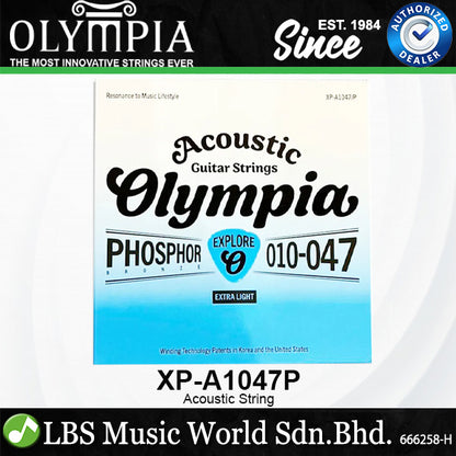 Olympia Explore Series Phosphor Bronze Acoustic Guitar Strings - (XP-A1047P XP-A1152P XP-A1253P)