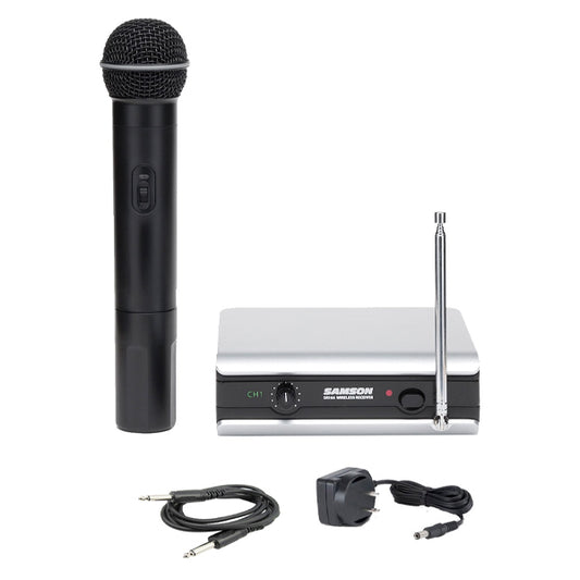 [Discontinued] Samson Stage V166 Handheld Wireless System With HT6 Dynamic Microphone and SR166 VHF Mic Receiver (V 166)