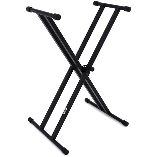 On Stage KS7191 Classic Adjustable Welded Metal Double X Keyboard Stand