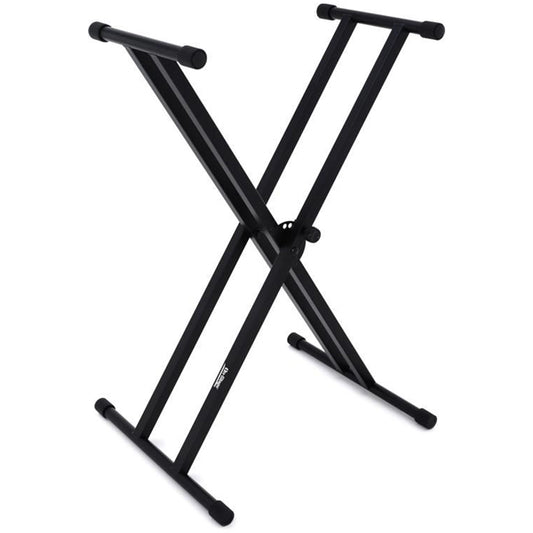 On Stage KS7191 Classic Adjustable Welded Metal Double X Keyboard Stand
