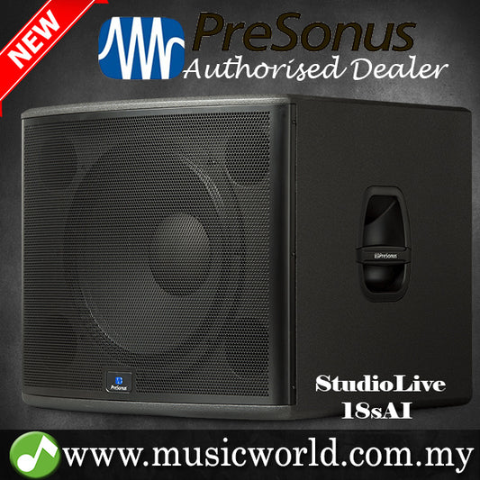 [Discontinued] PreSonus StudioLive 18sAI 1000W 18" Powered Subwoofer Active Integration Stage Subwoofer PA System