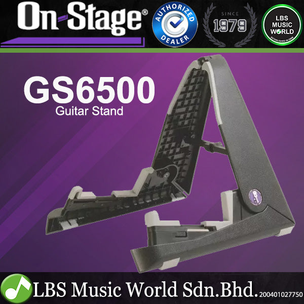 On-Stage GS6500 Lightweight Foldable A Frame Single Mighty Guitar Stand