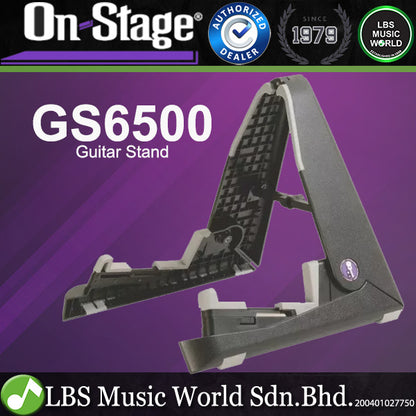 On-Stage GS6500 Lightweight Foldable A Frame Single Mighty Guitar Stand