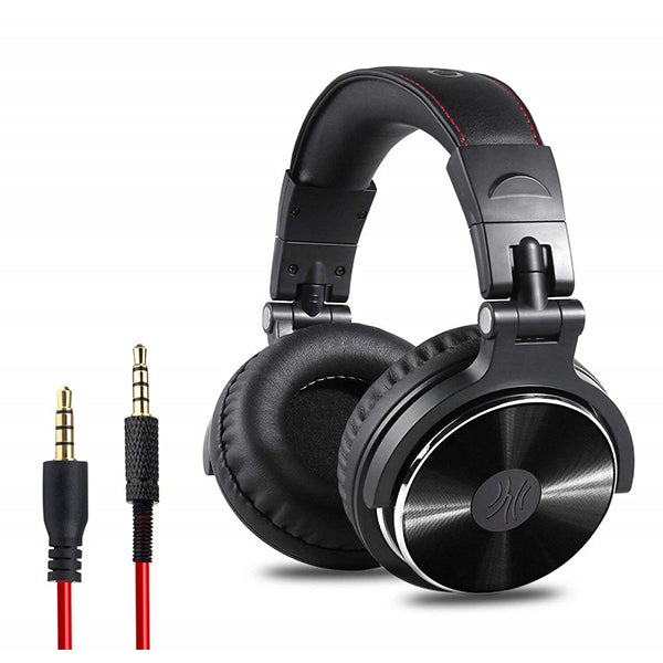 OneOdio Pro-10 DJ Adapter Free Closed Back Over Ear Stereo Monitor Headphone for DJ Mixing Black (Pro10 Pro 10)