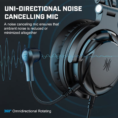 OneOdio Pro-GD Active Noise Cancelling Headphones Gaming Headset with Mic (ProGD Pro GD)