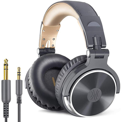 OneOdio Pro-10 DJ Adapter Free Closed Back Over Ear DJ Stereo Monitor Headphone Grey (Pro10 Pro 10)