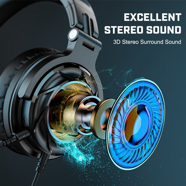 OneOdio Pro-GD Active Noise Cancelling Headphones Gaming Headset with Mic (ProGD Pro GD)