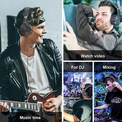 OneOdio Pro-10 DJ Adapter Free Closed Back Over Ear DJ Stereo Monitor Headphone Grey (Pro10 Pro 10)