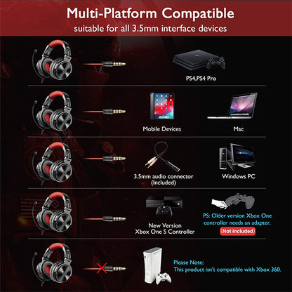 OneOdio Pro-M Gaming Headset Wireless Headphone With Extend Mic For Online Chatting & DJ (ProM Pro M)