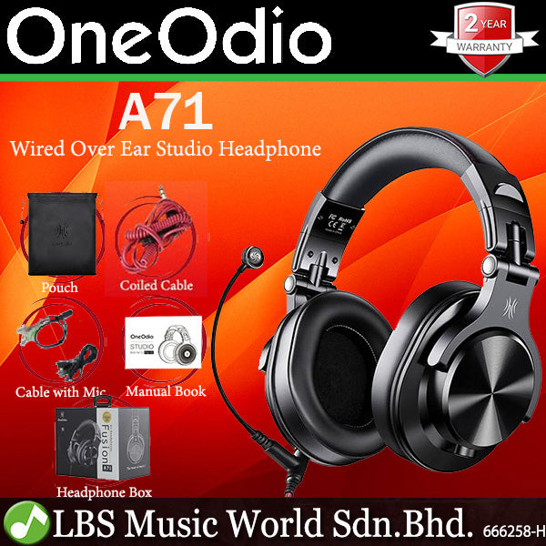 [Clearance] OneOdio A71M Wired Over Ear Studio Headphone with Share Port for Monitor Recording & Mixing Headphone (A 71 A71 M )