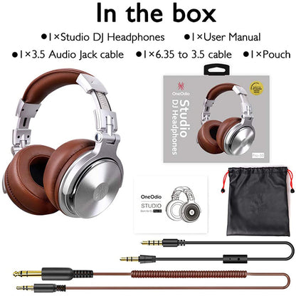 OneOdio Pro-30 Over Ear Headphone Bass Stereo Headset 50mm Driver Foldable Earphone with Mic (Pro30 Pro 30)