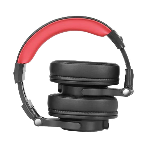 OneOdio A71 Over Ear Headphone for Gaming & DJ Headphones with Boom Headset Mic - Red Black (A 71)