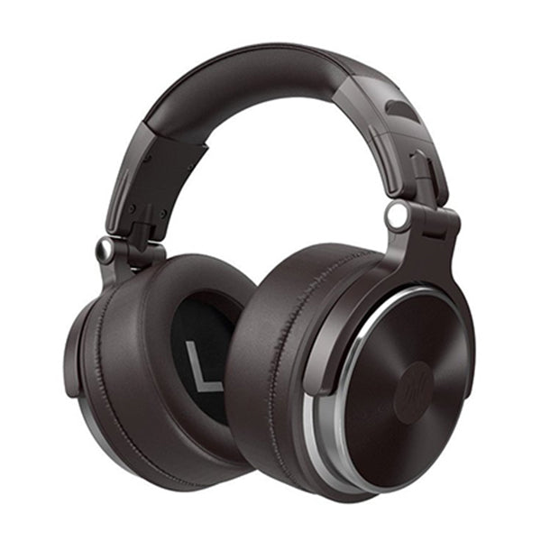OneOdio Pro-50 Rotatable Over Ear Headphone for Studio Monitor Mixing Sound 50mm Driver Headset with Mic Brown (Pro50 Pro 50)