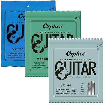 Orphee VX Bass Guitar String Austenite Alloy Conventional - 4/5/6 Strings (VX120 VX130 VX140)