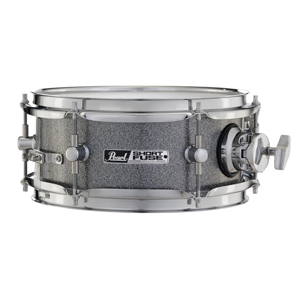 Pearl SFS10/C 10 x 4.5 Inch Short Fuse Snare Drum with Mount - Grindstone Sparkle (SFS10C708)